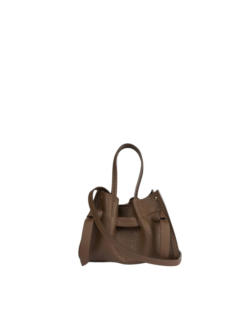 Visona` Queen Structured Textured Handbag