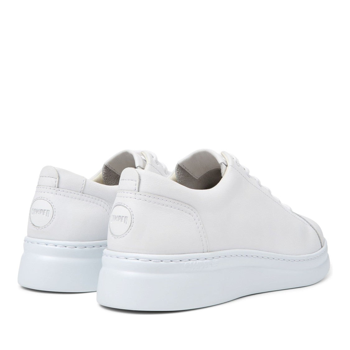 Camper Runu White Minimalist Leather Sneakers