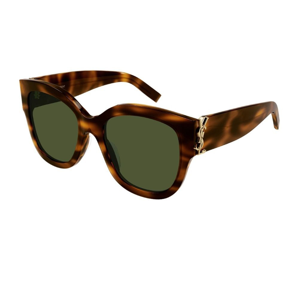 Saint Laurent Sl M95/F Linea Monogram Square Frame Honey Havana Sunglasses
