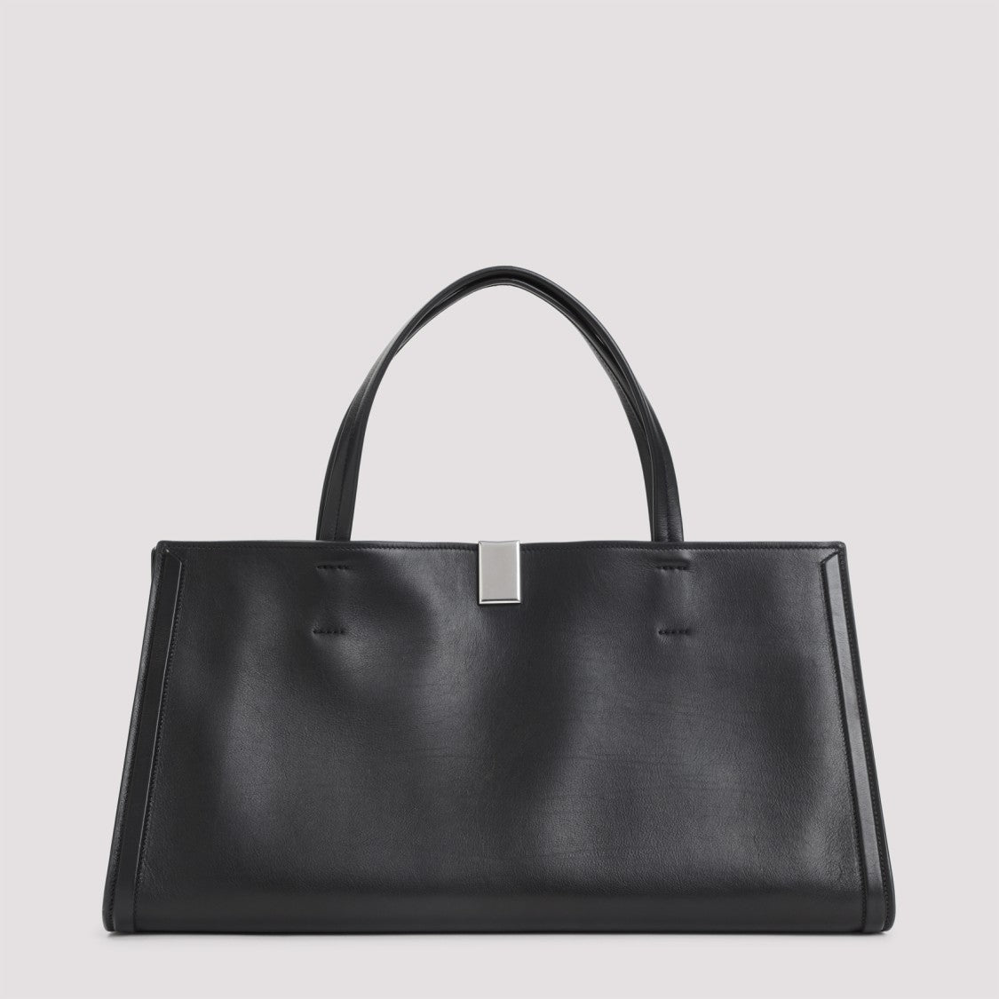 Phoebe Philo Kit Cabas Small Black Calf Leather Shoulder Bag