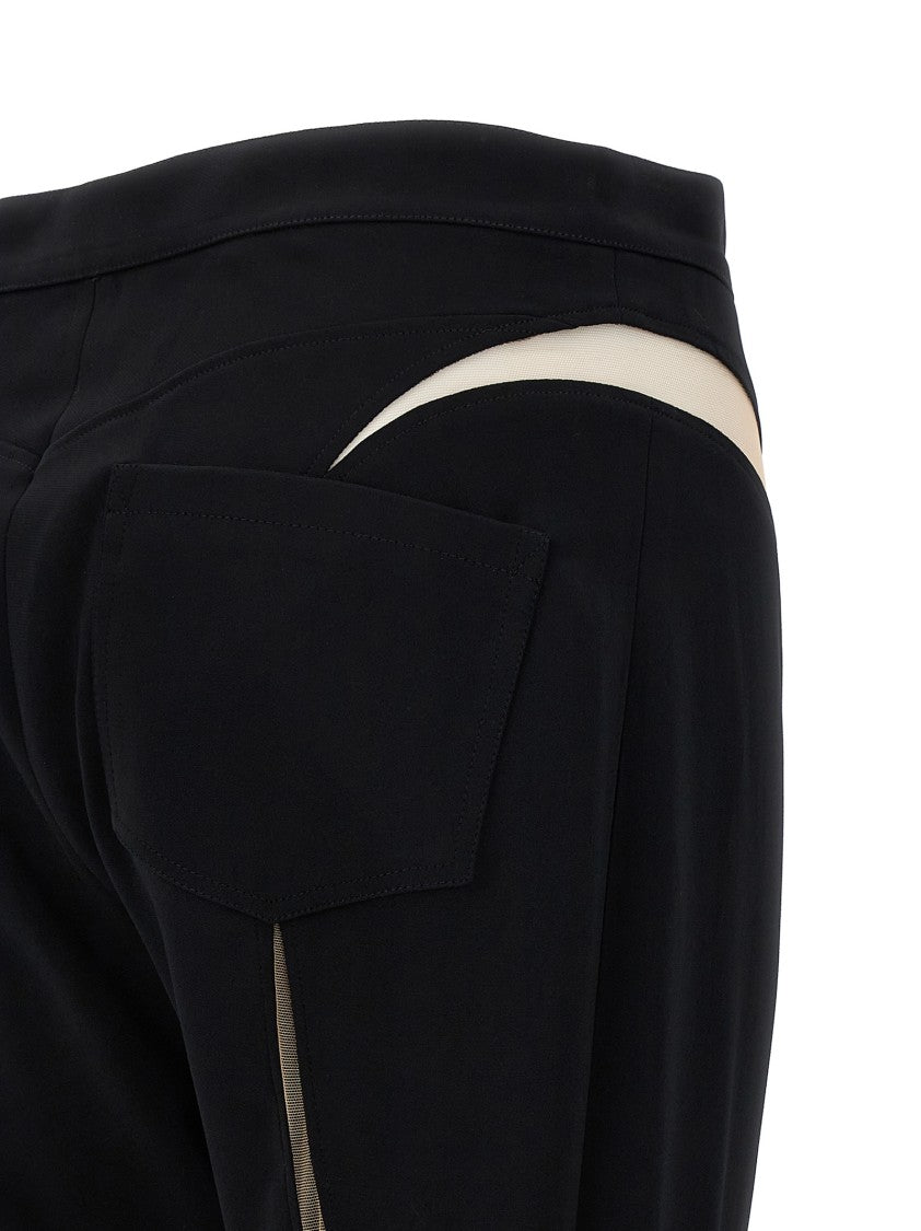Mugler Mesh Insert Leggings