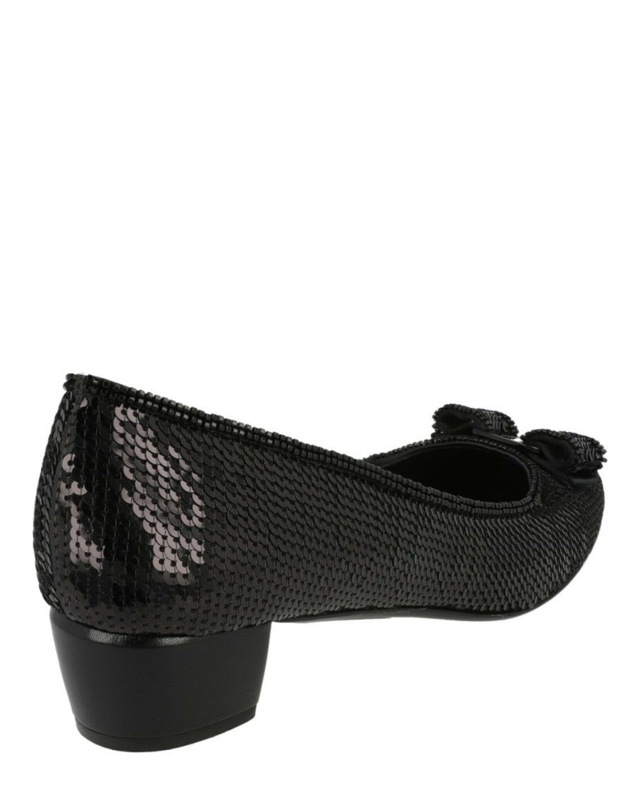 Ferragamo Vara Sequined Pumps