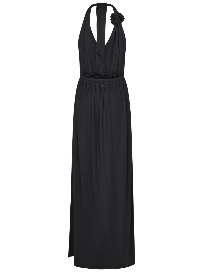 Fisico Black Microfiber Dress