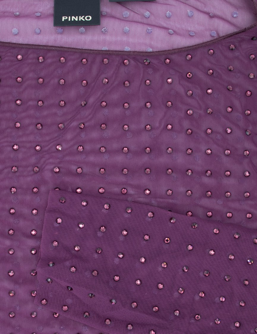 Pinko Grape Wine Transparent Shirt