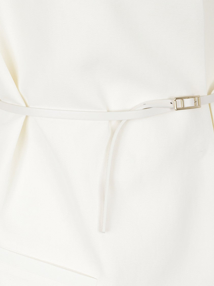 Fabiana Filippi Sleeveless Structured Jacket With V-Neckline