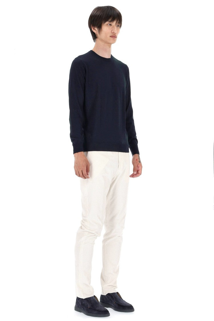 Drumohr Super 140’S Wool Crewneck Sweater
