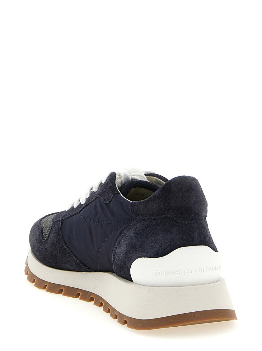 Brunello Cucinelli 'Active' Sneakers In Tone-On-Tone Techno