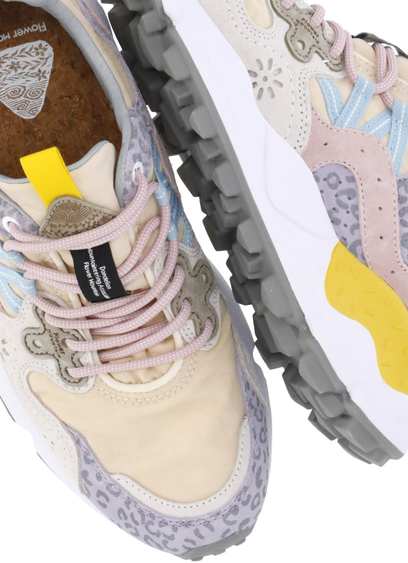 Flower Mountain Multicolor Yamano 3 Suede Sneakers