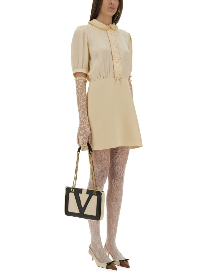 Valentino Crepe Couture Short Dress