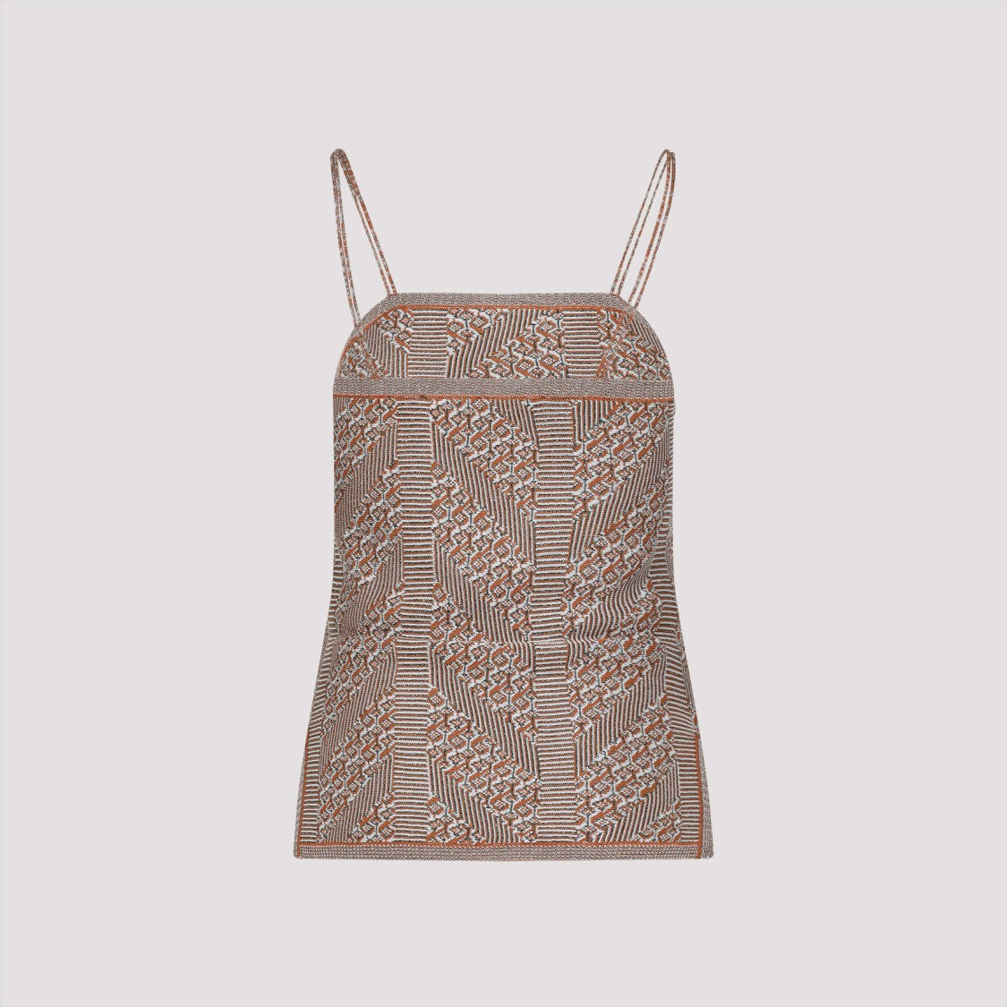 Valentino Ginger Brown Tank Top