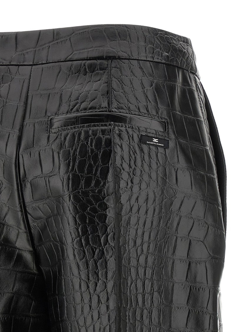 Elisabetta Franchi Coconut Bermuda Shorts