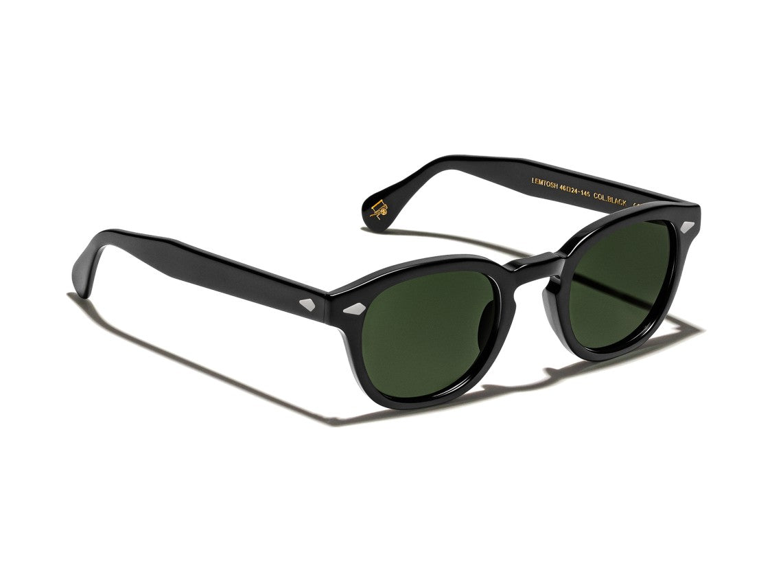 Moscot Green Or-Lem-S Diamond Acetate Sunglasses
