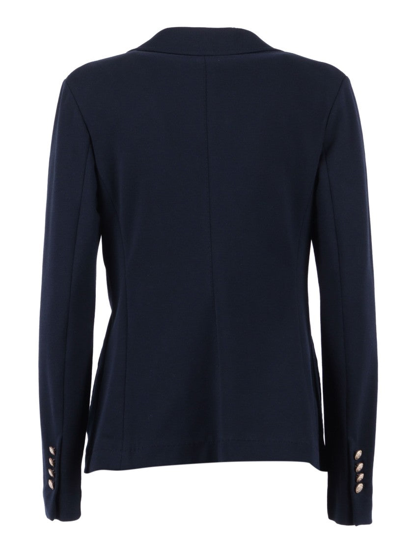 Circolo 1901 Tailored Fleece Patch Pocket Jacket