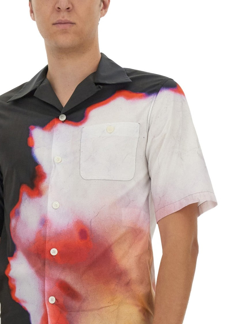 Alexander Mcqueen Hawaiian Cotton Shirt