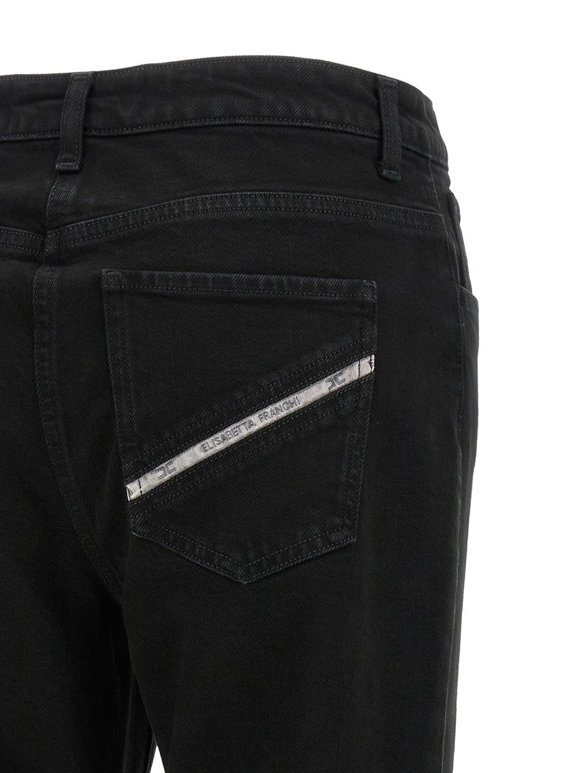 Elisabetta Franchi Jewel Padlock Jeans