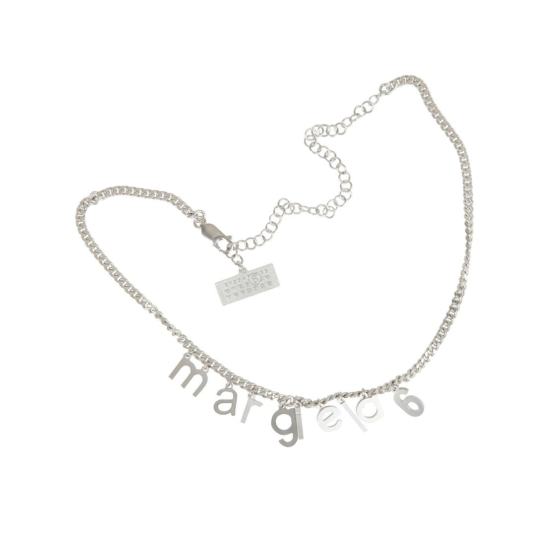 Mm6 By Maison Margiela Silver Decorative Necklace
