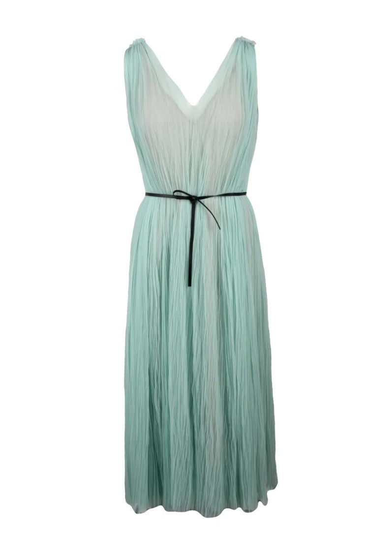 Fabiana Filippi Long Tulle Dress - Green