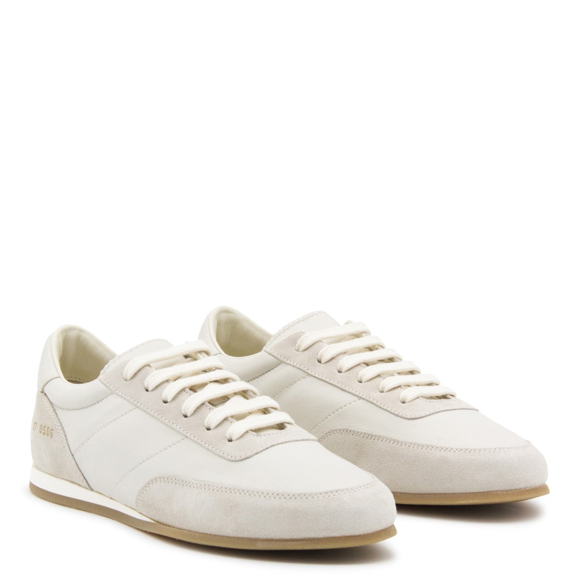 Common Projects White Leather Minimal Runner Sneakers