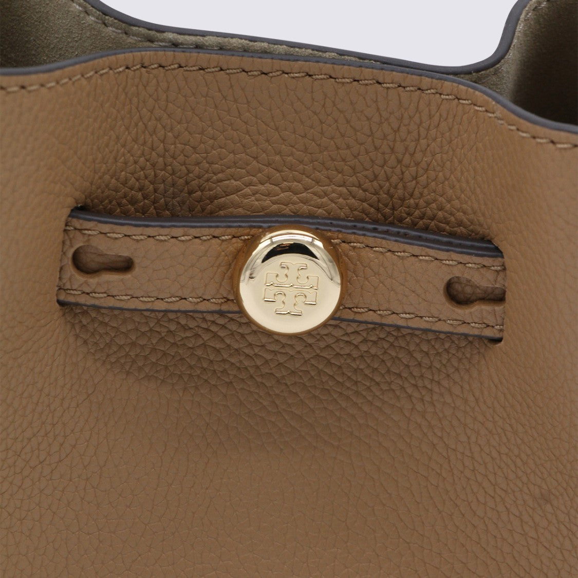 Tory Burch Camel Leather Satchel Bag