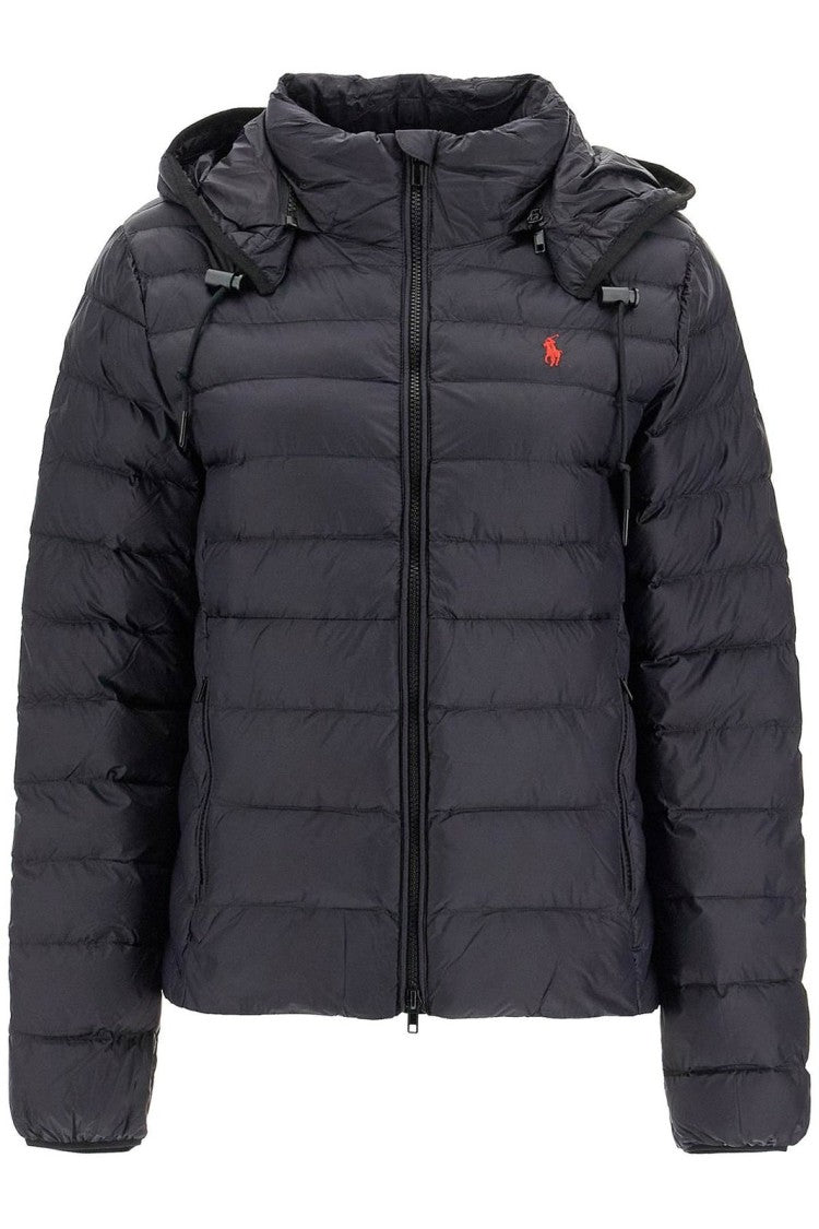 Polo Ralph Lauren Quilted Black Puffer Jacket With Hood