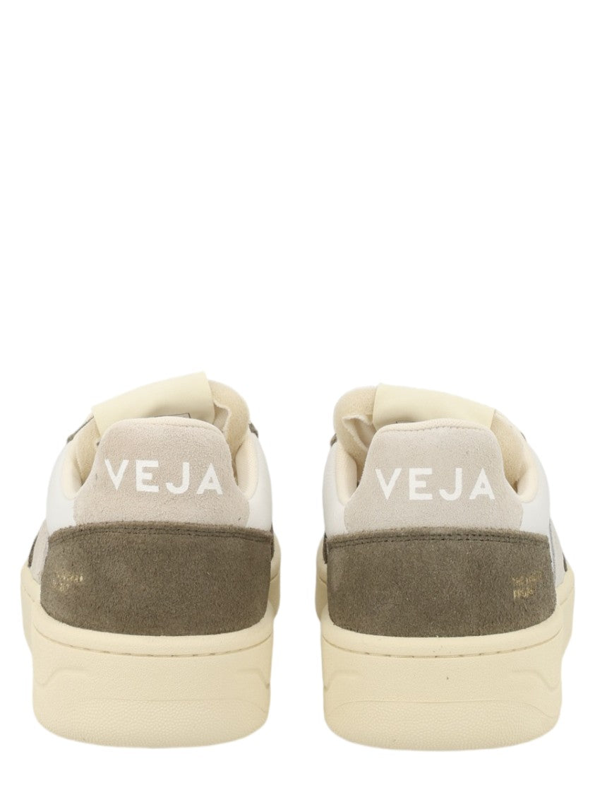 Veja Neutrals Suede Perforated Toe Sneakers
