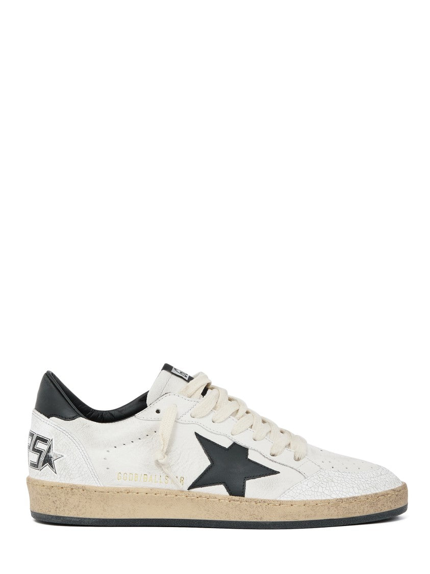Golden Goose White Nappa Leather Sneakers With Star Design