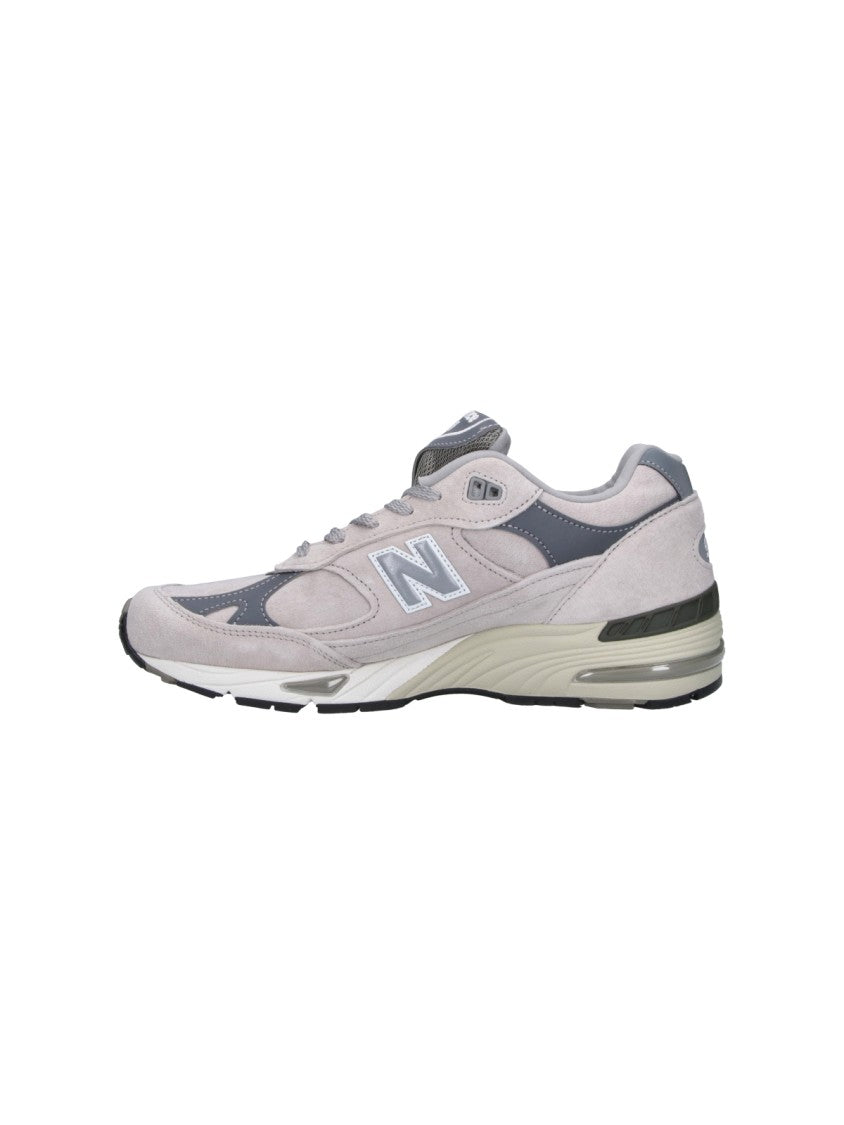 New Balance Grey 991 V1 Made In Uk Fabric Sneakers