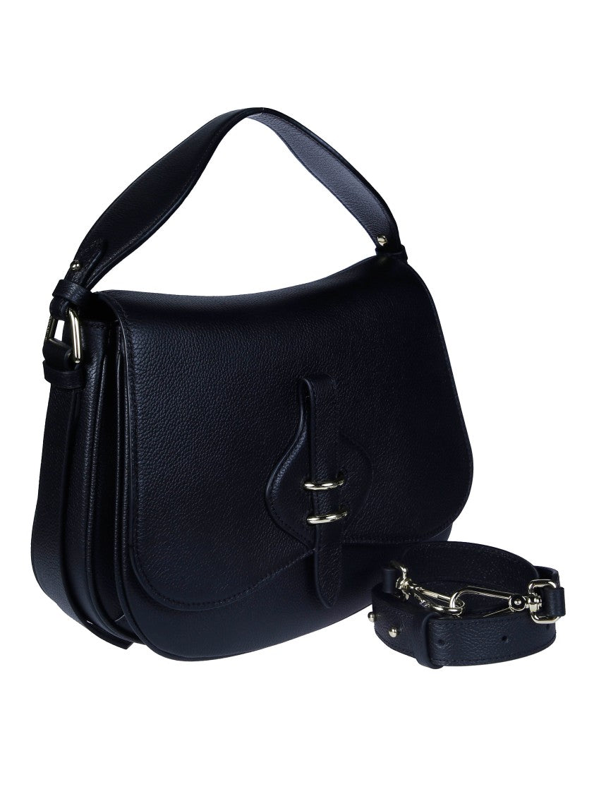 Coccinelle Structured Curved Flap Shoulder Bag
