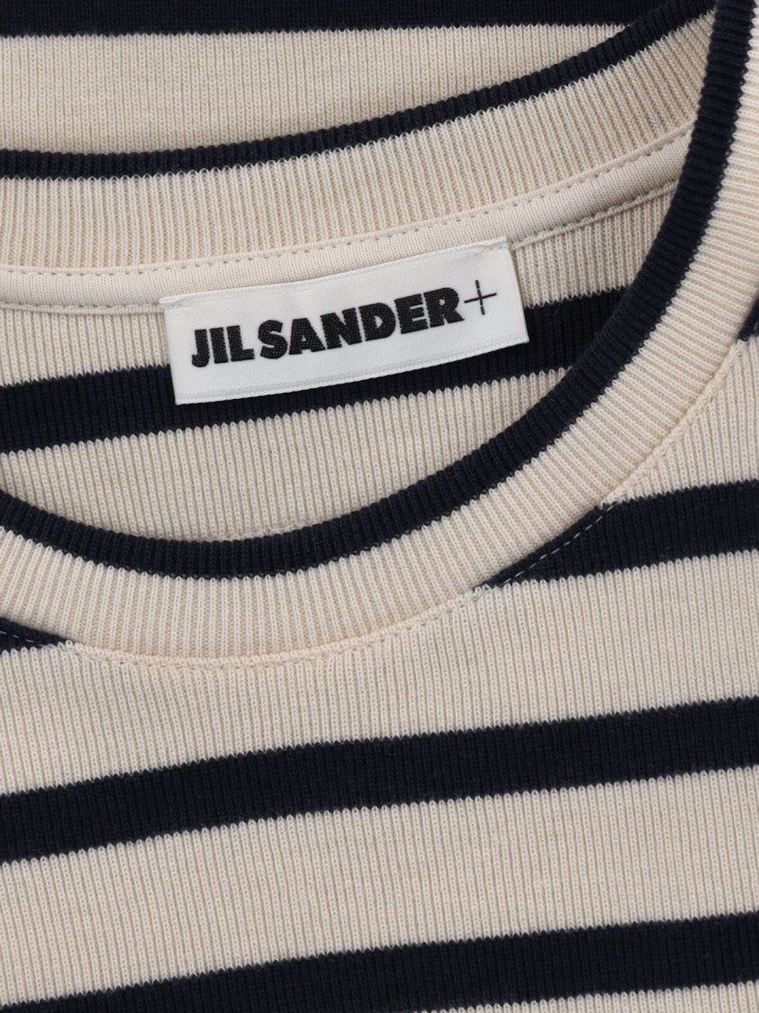 Jil Sander Striped T-Shirt – Cream
