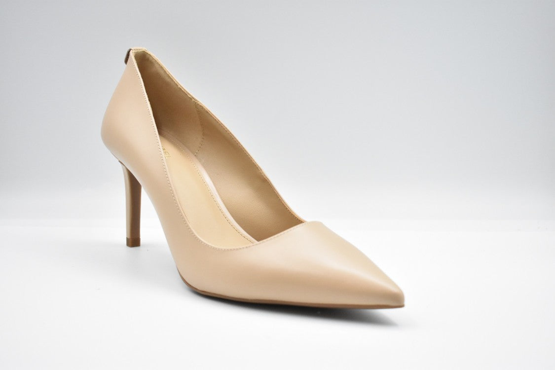 Michael Kors Pink Pointed-Toe Pumps With Delicate Lacing Detail