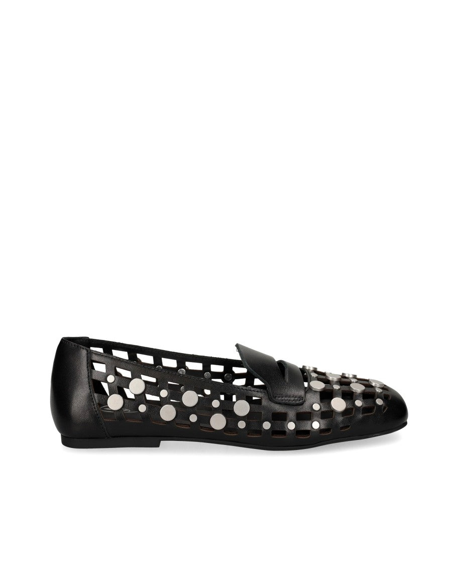 Ash Bali Mustang Black Loafers
