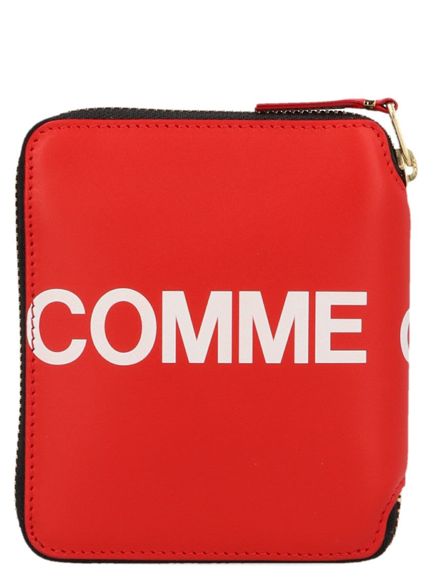 Comme Des Garçons Logo Print Wallet