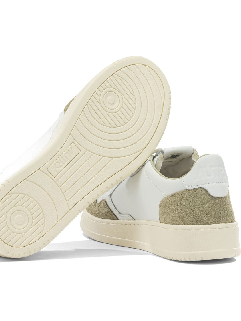Autry Classic Low-Cut Sneakers With Breathable Microholes