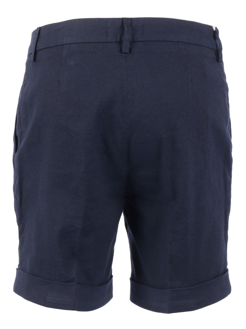 Fay Tailored 3 Pinces Cuffed Shorts
