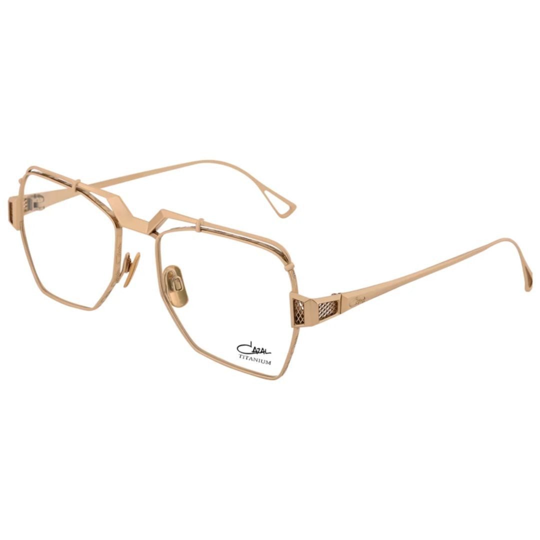 Cazal 5009 Geometric Titanium Sunglasses With Double Bridge Design