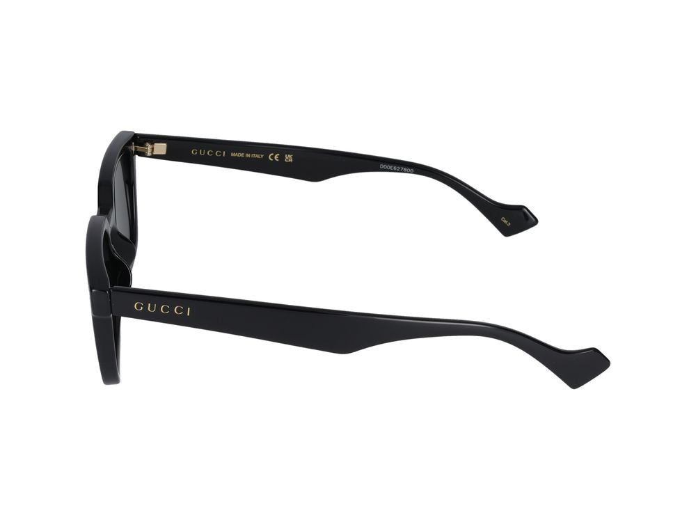 Gucci Black Bold Square Injected Sunglasses