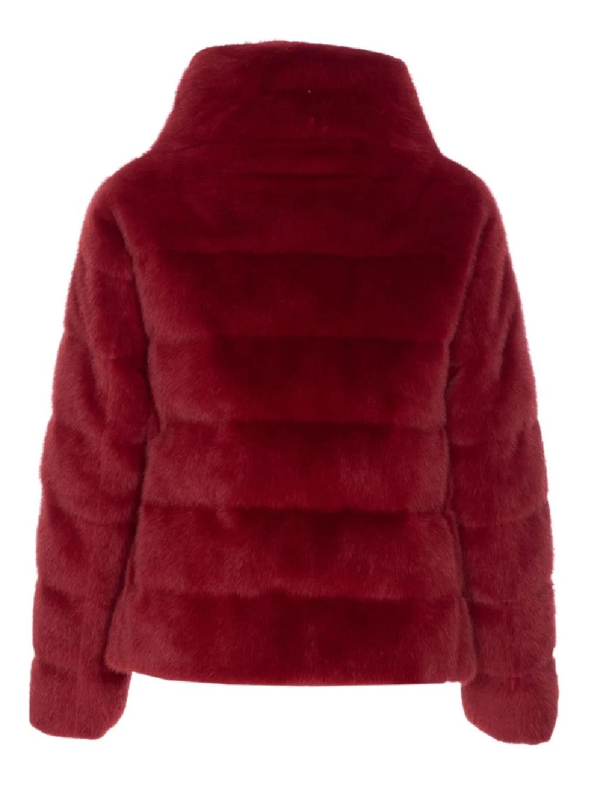 Herno Quilted Puffer Jacket With High Collar