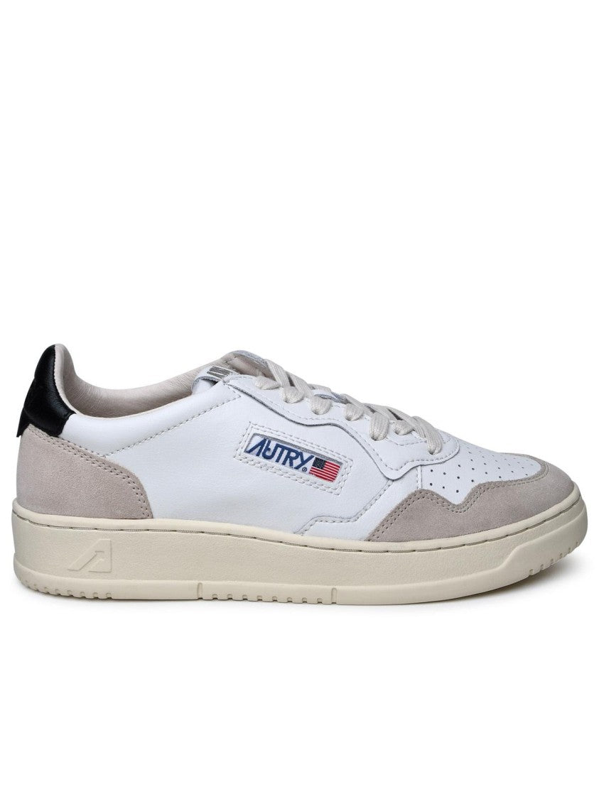 Autry White Leather Sneakers