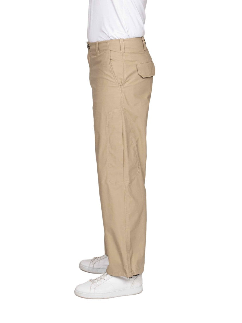 Moschino Flap Pocket High-Waist Wide-Leg Pants