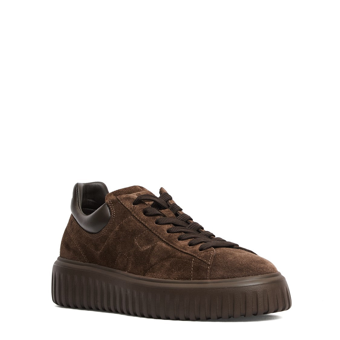 Hogan H Stripes Cam Brown Sneakers