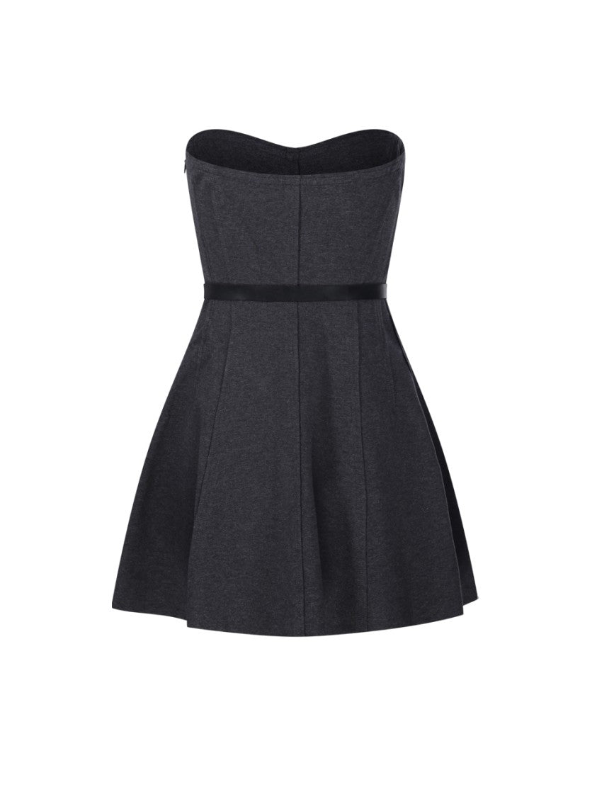 Norma Kamali Strapless Grace Mini Dress