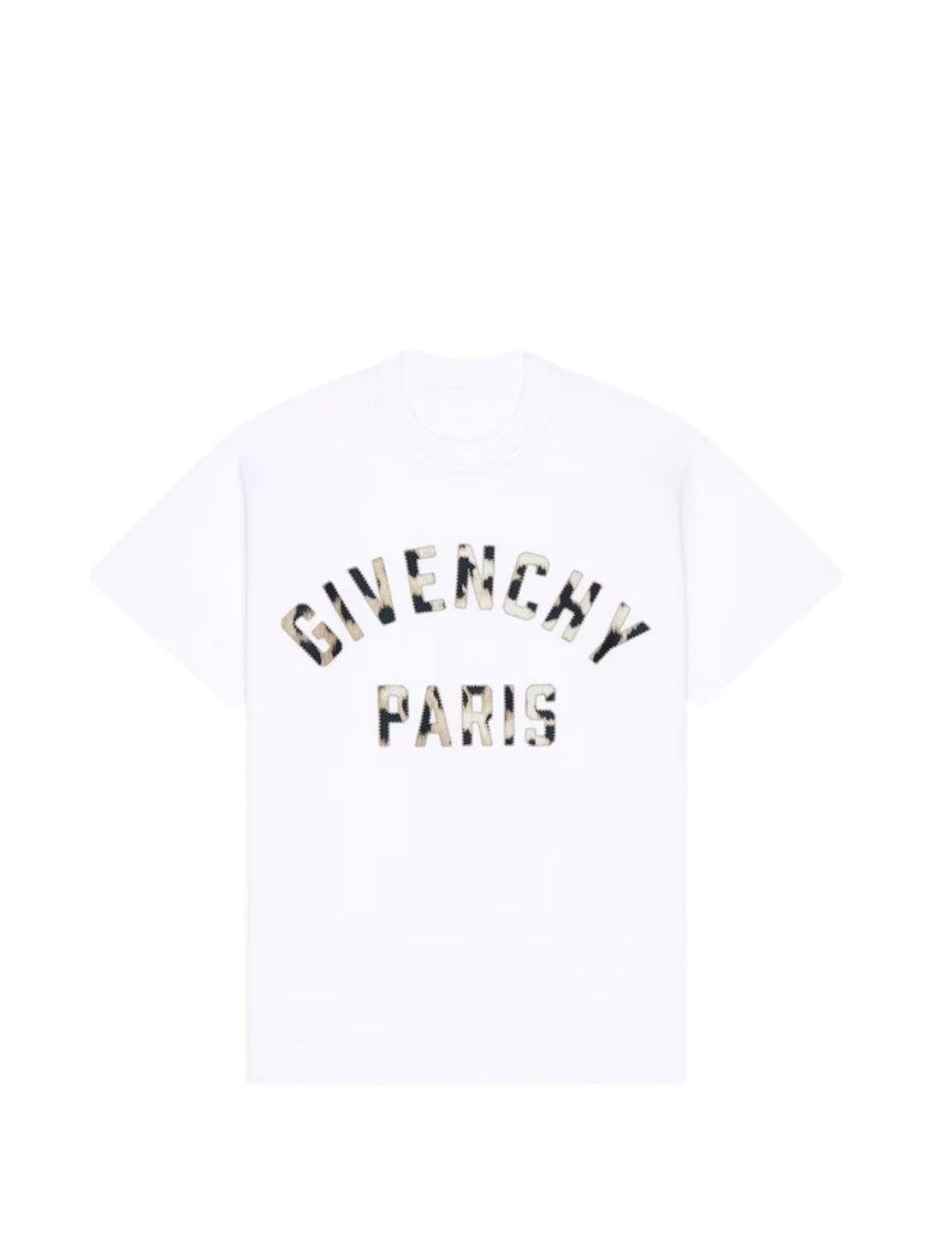 Givenchy White Short-Sleeved Bold Logo Print T-Shirt