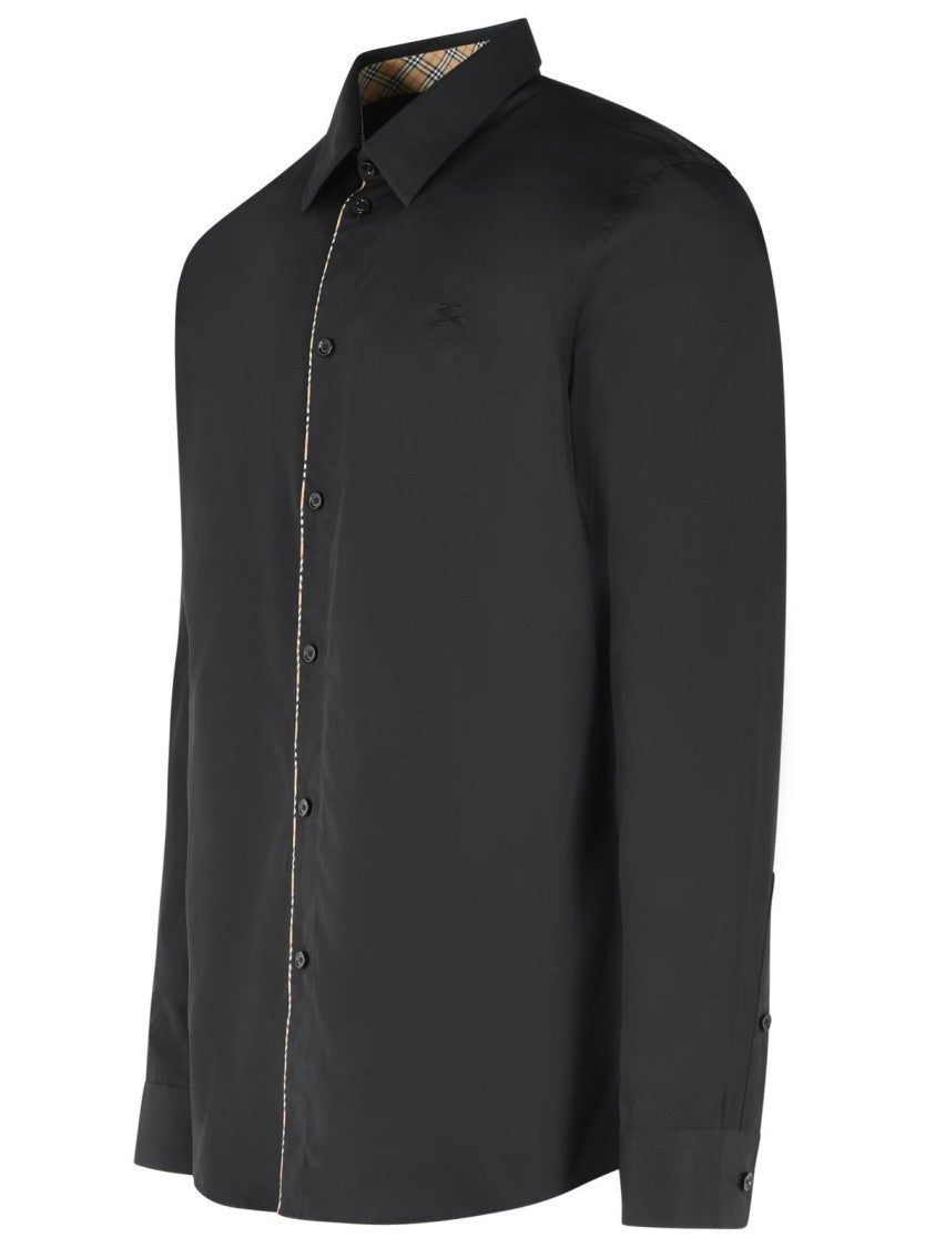 Burberry 'Sam' Black Cotton Shirt