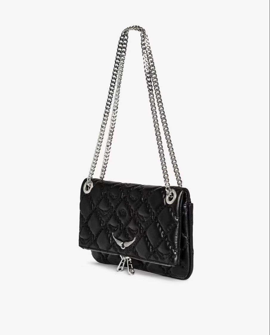 Zadig & Voltaire Quilted Black Leather Shoulder Bag