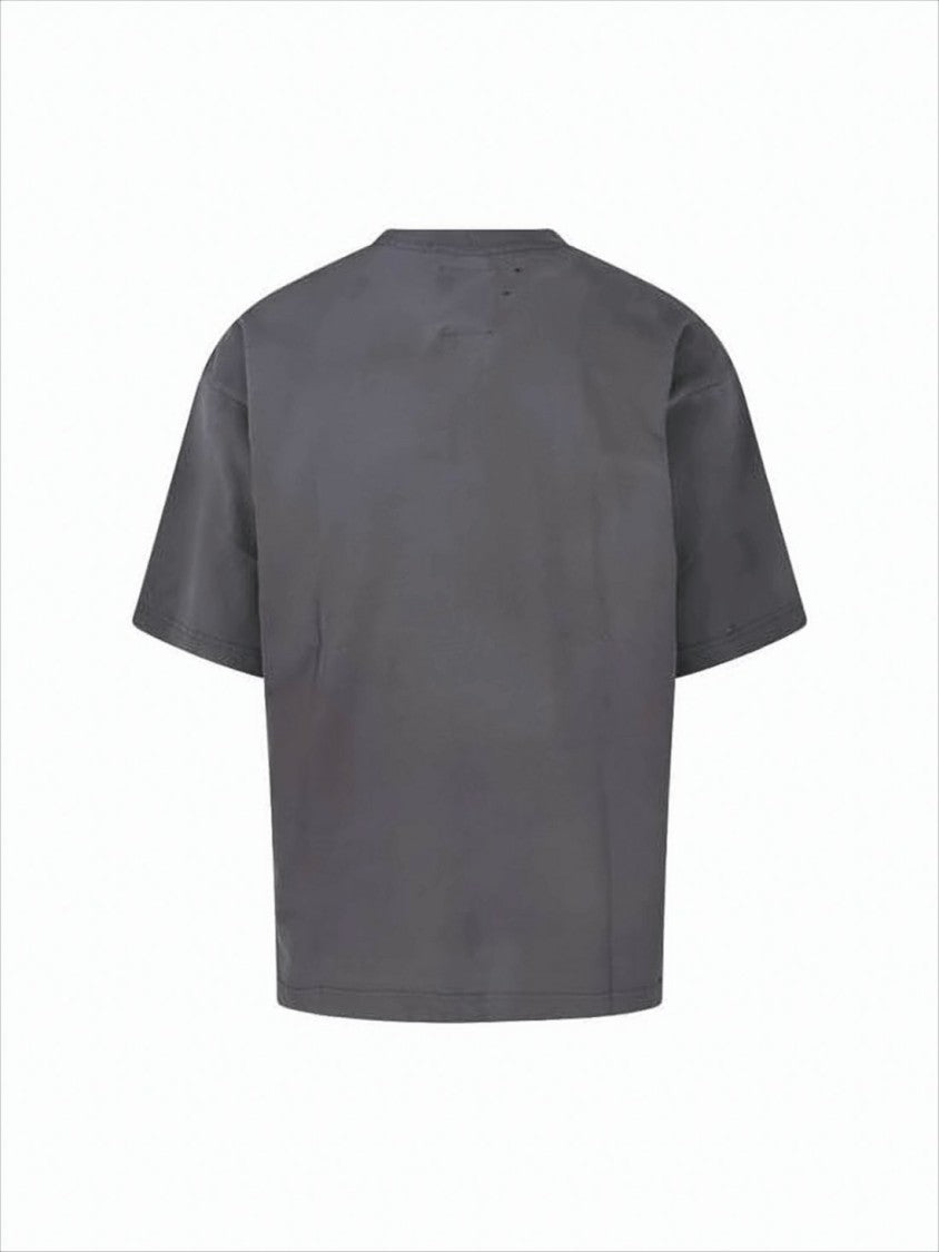 Maison Mihara Yasuhiro Relaxed-Fit Graphic Print T-Shirt With Distressed Details