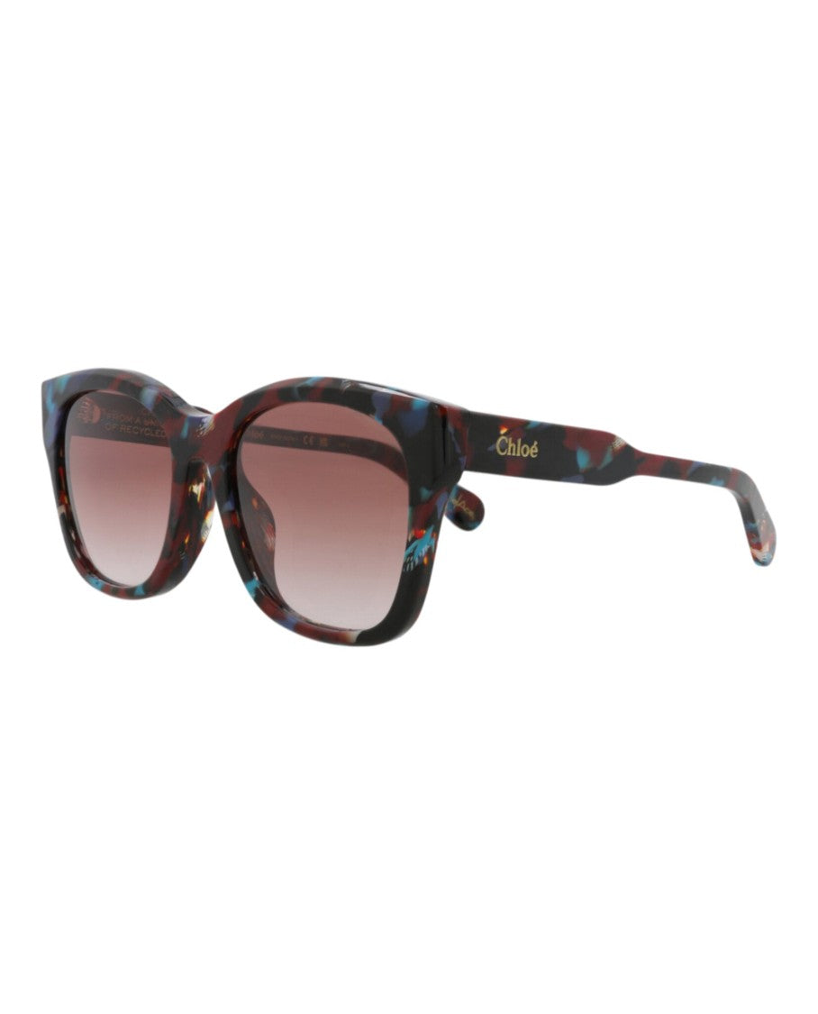 Chloé Square-Frame Recycled Acetate Sunglasses