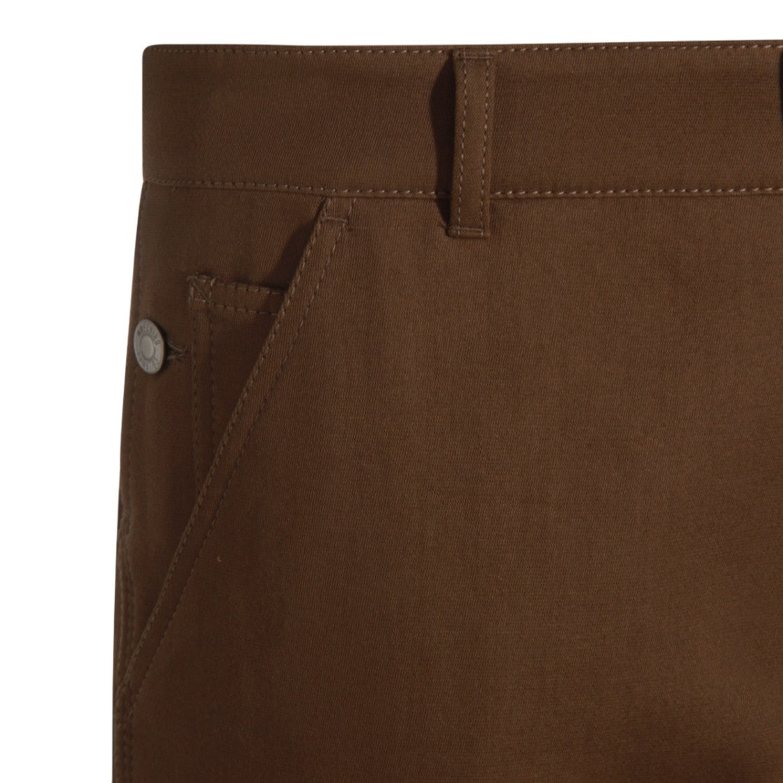 Moschino Straight-Leg Brown Trousers With Utility Pockets