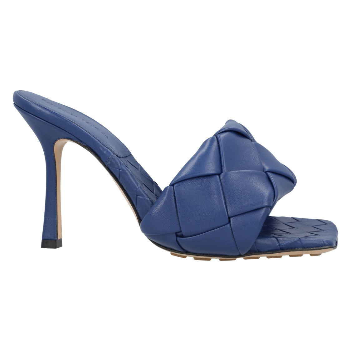 Bottega Veneta Lido Mule Blue