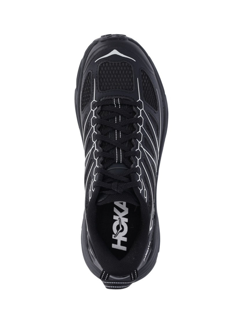 Hoka Black Mafate Speed 2 Leather Sneakers
