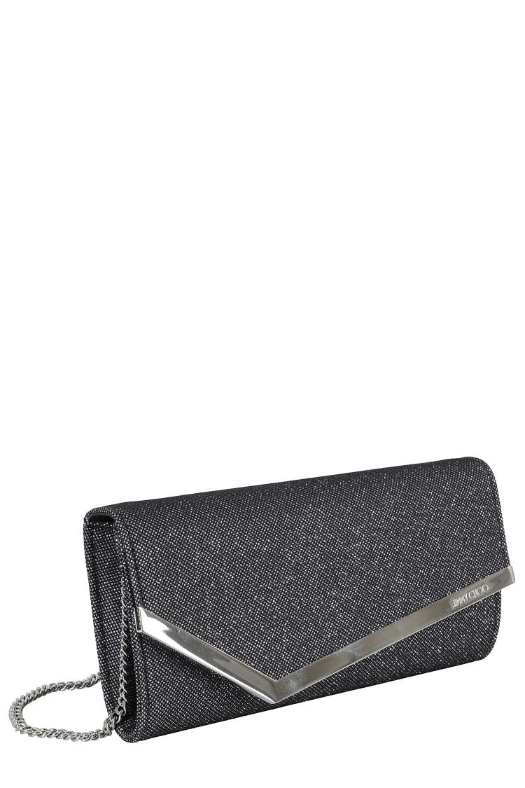Jimmy Choo Glittered Emmie Clutch